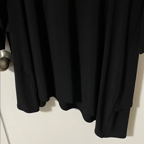 Sympli Black Layered Asymmetrical Tunic Top Size OOG/1x - Picture 7 of 7